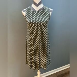 LOFT Patterned Midi Dress